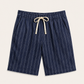Nerivo Linen Striped Short Navy