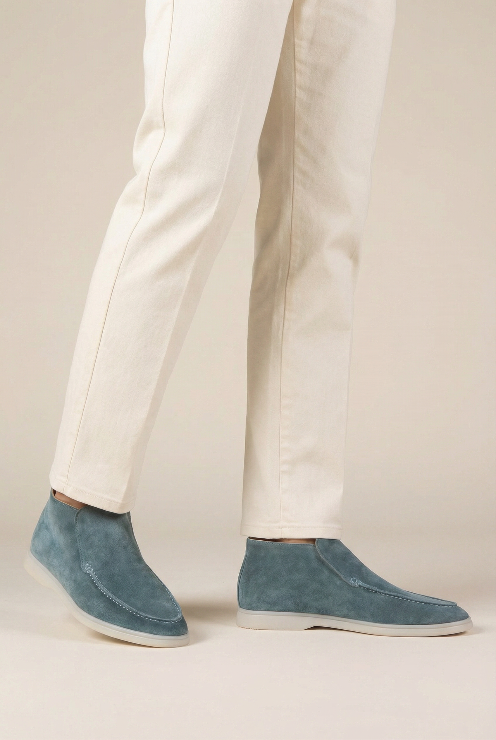 Turquoise High Top Loafer