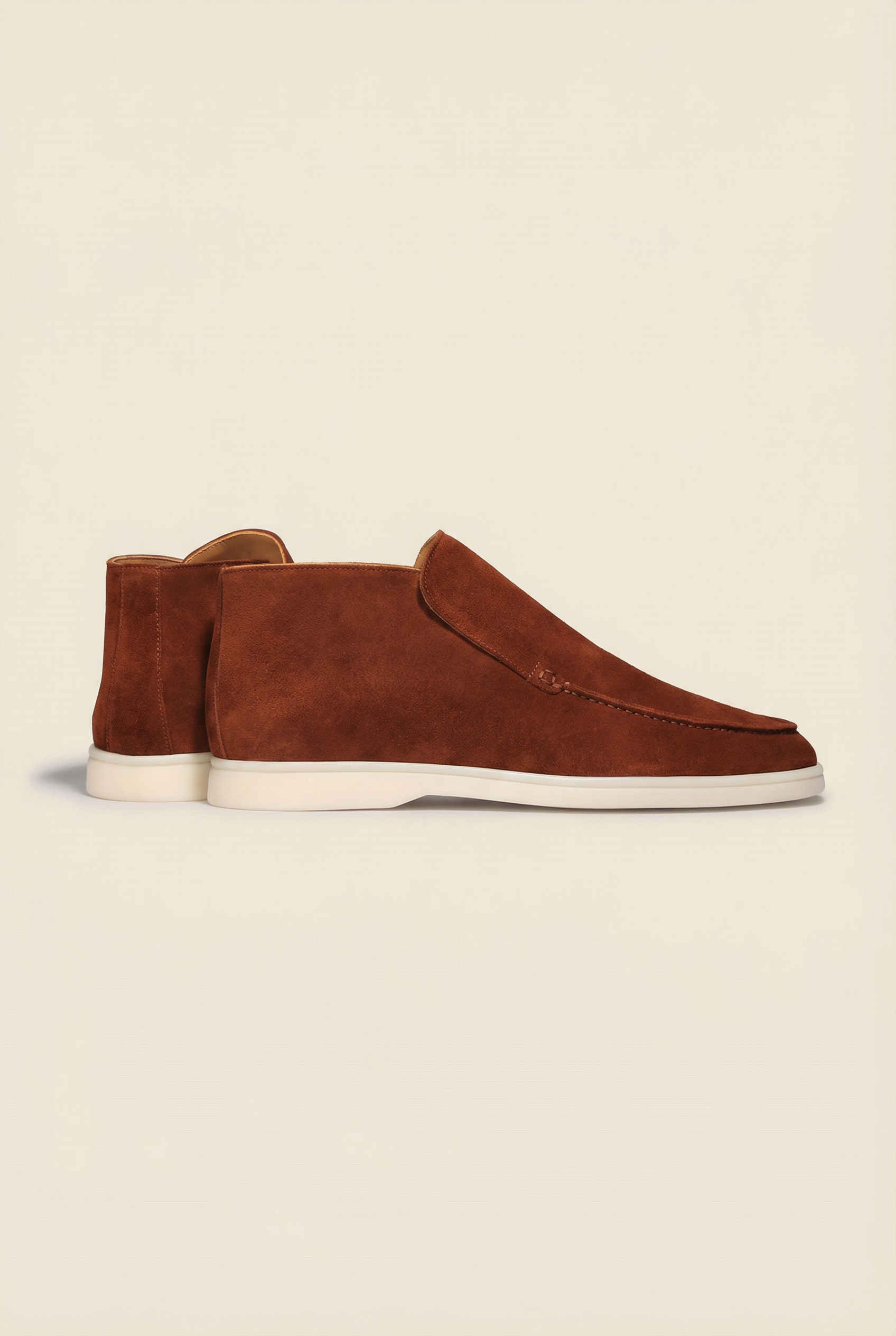 Maroon High Top Loafer