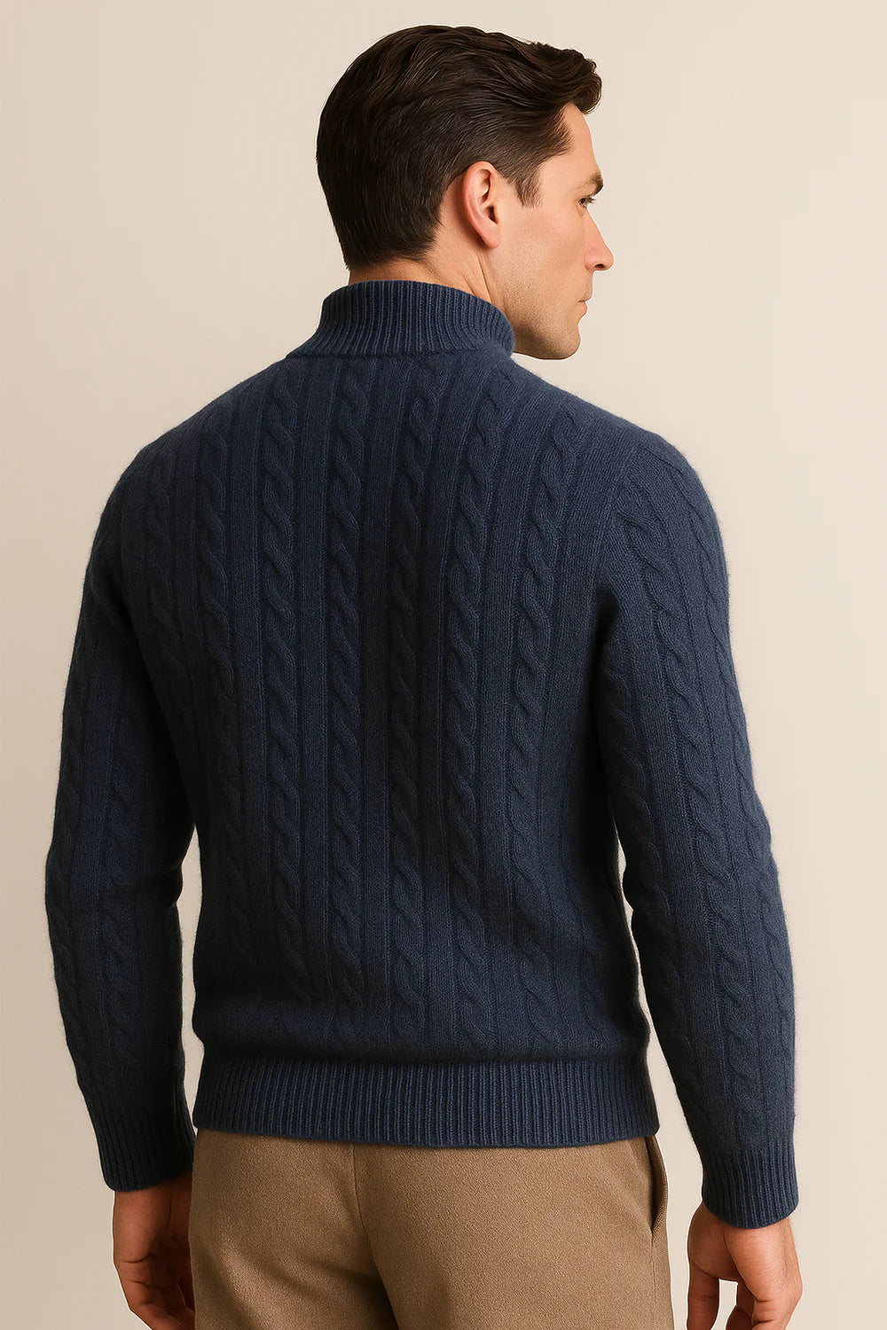 Seviro Cashmere Knit Navy