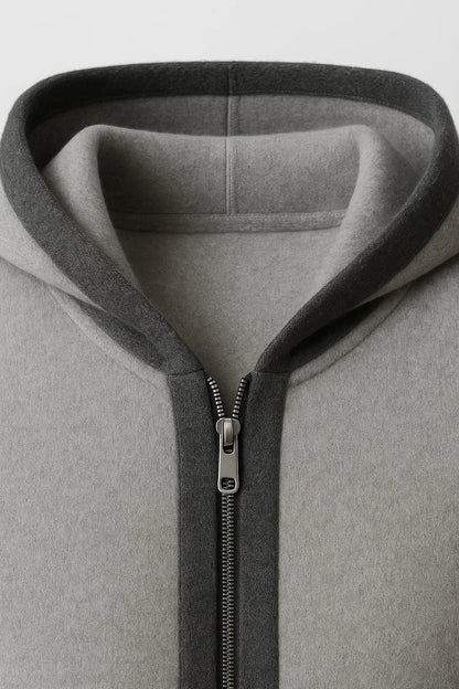 Ravalo Hooded Cardigan Grey