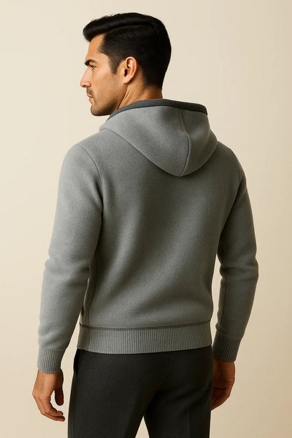 Ravalo Hooded Cardigan Grey