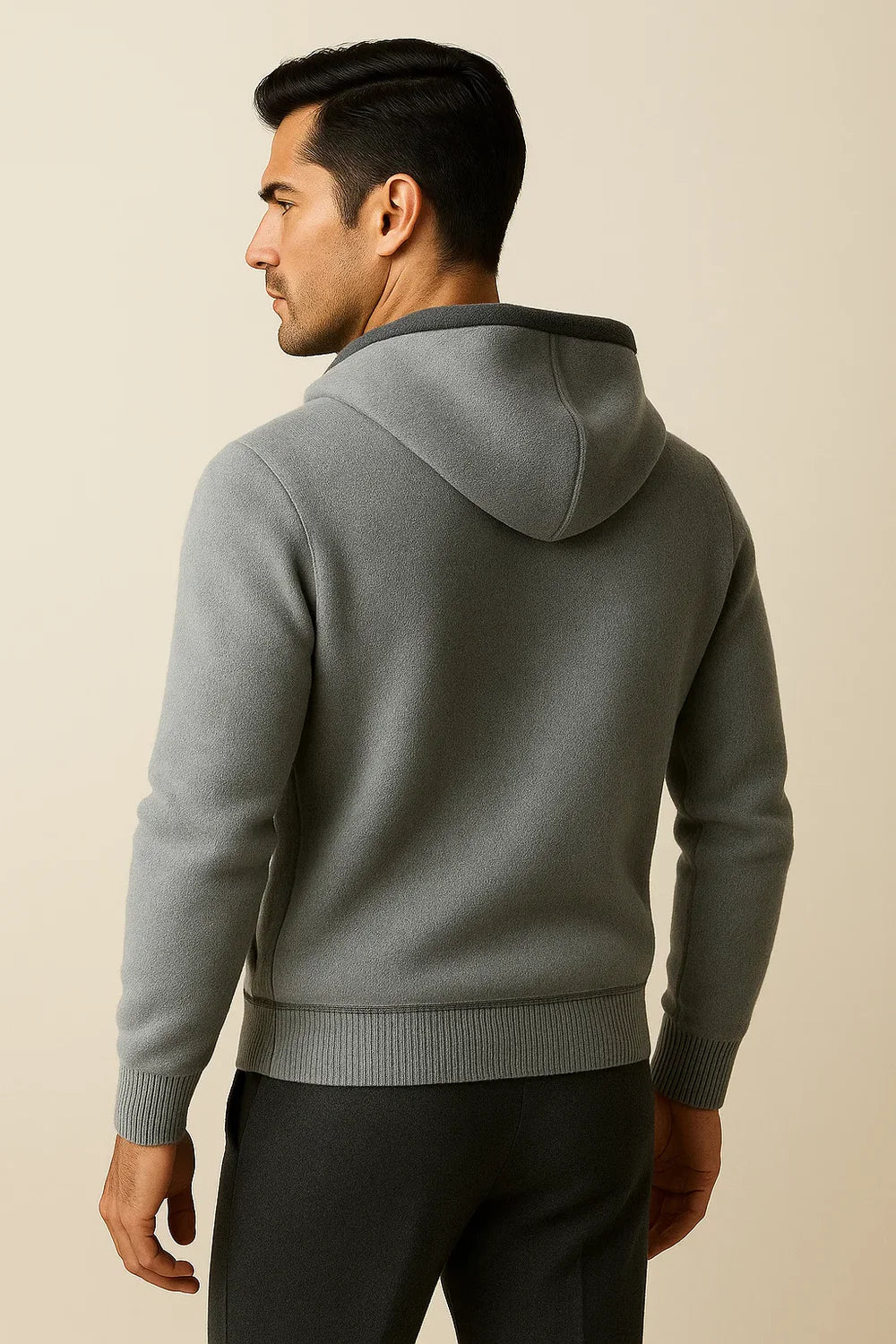 Ravalo Hooded Cardigan Grey
