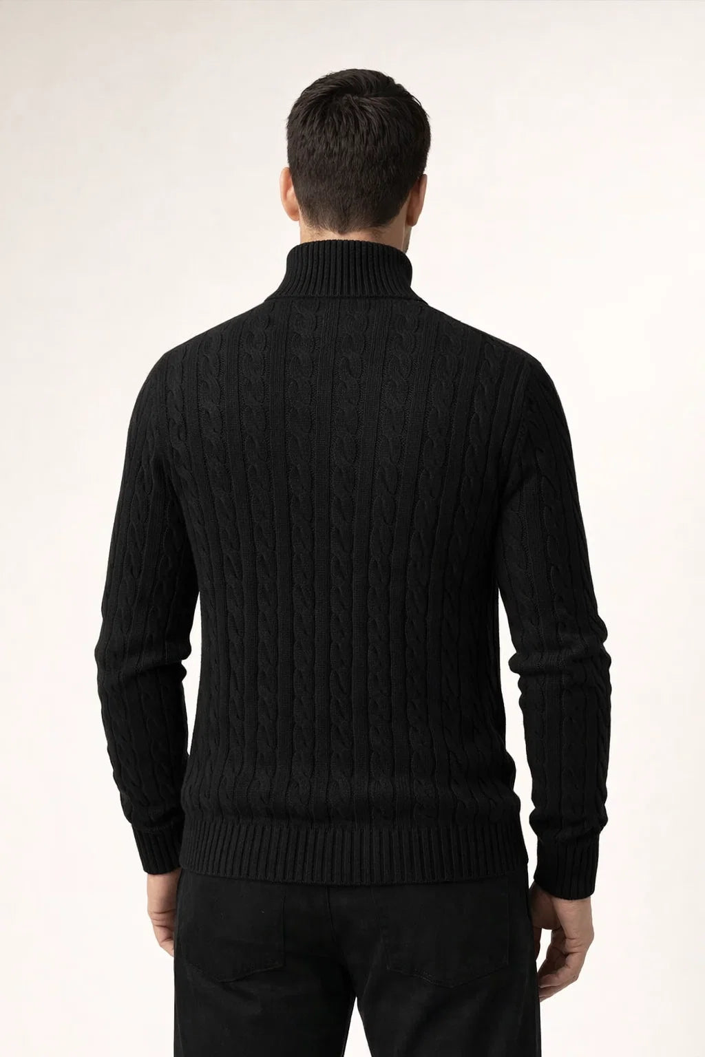 Tilano Cable Knit Black