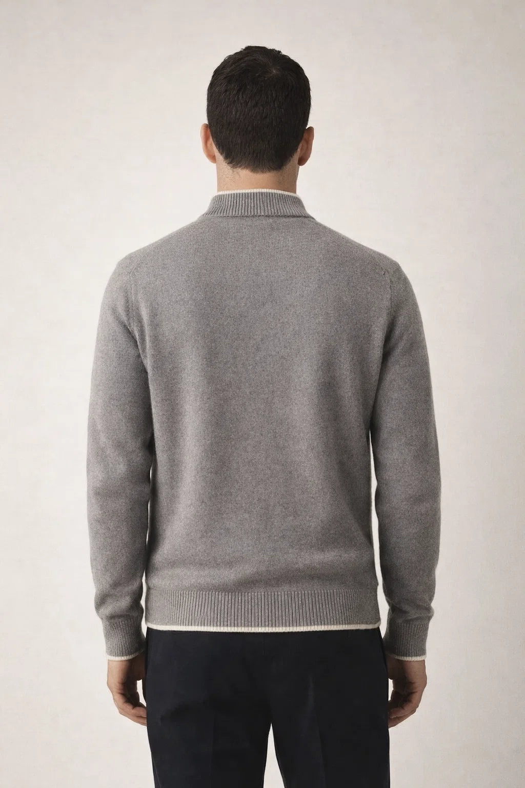 Neviro Zip Cardigan Grey