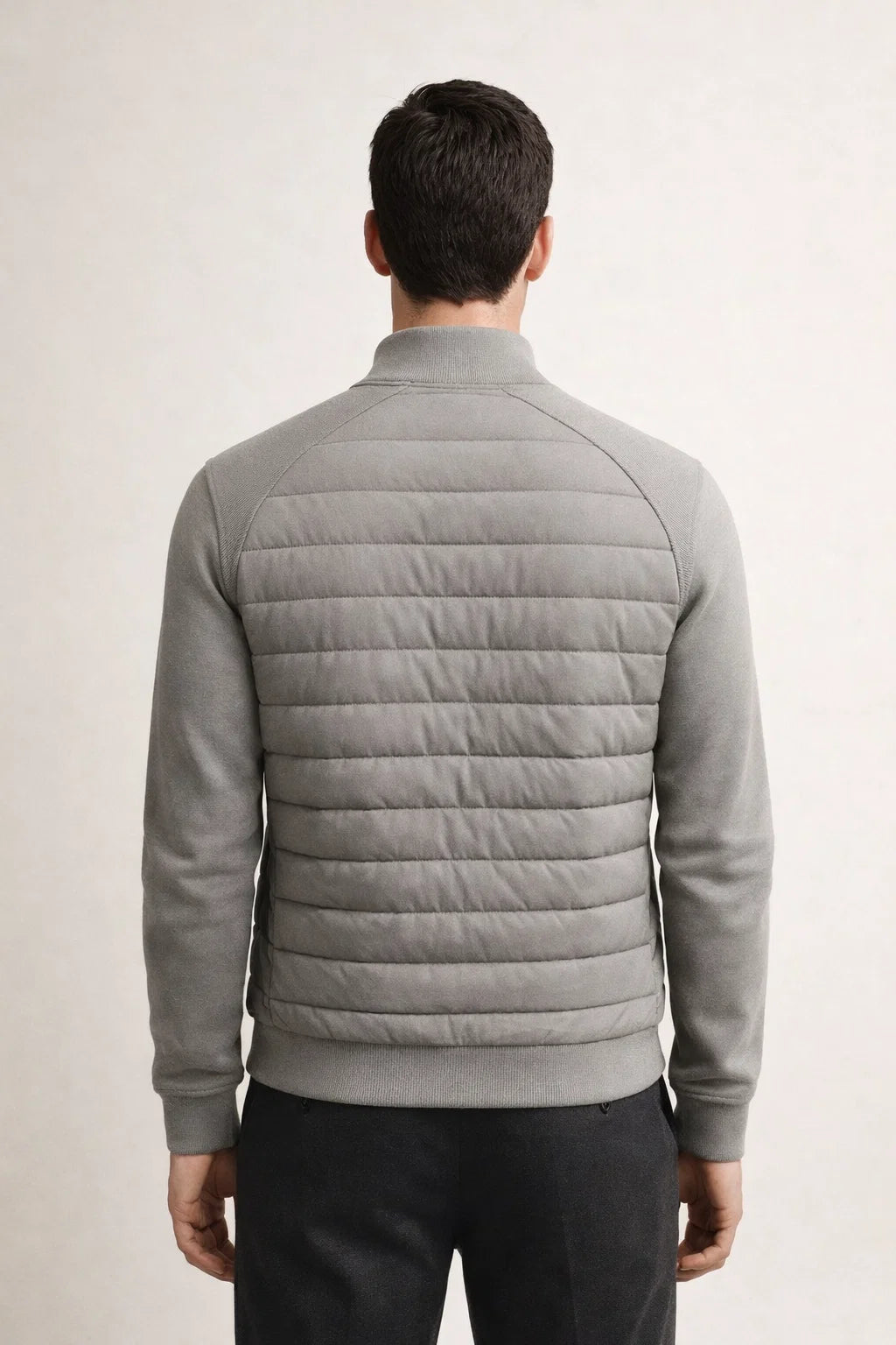 Belaro Padded Wool Jacket Grey