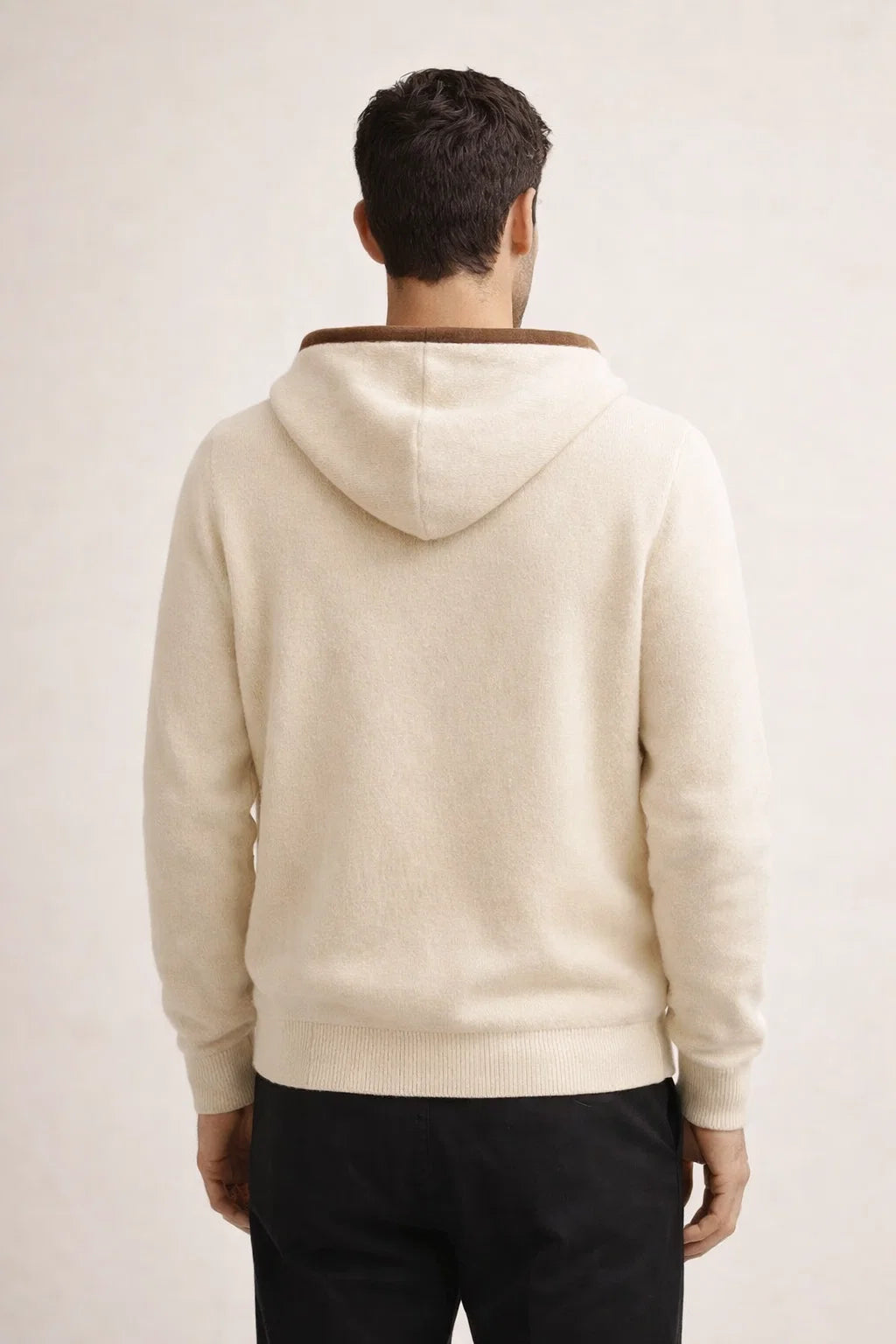 Ravalo Hooded Cardigan Cream