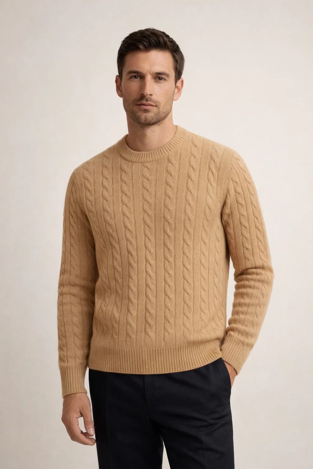Velaro Cashmere Knit Camel