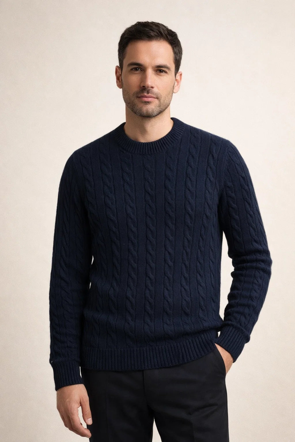 Velaro Cashmere Knit Navy