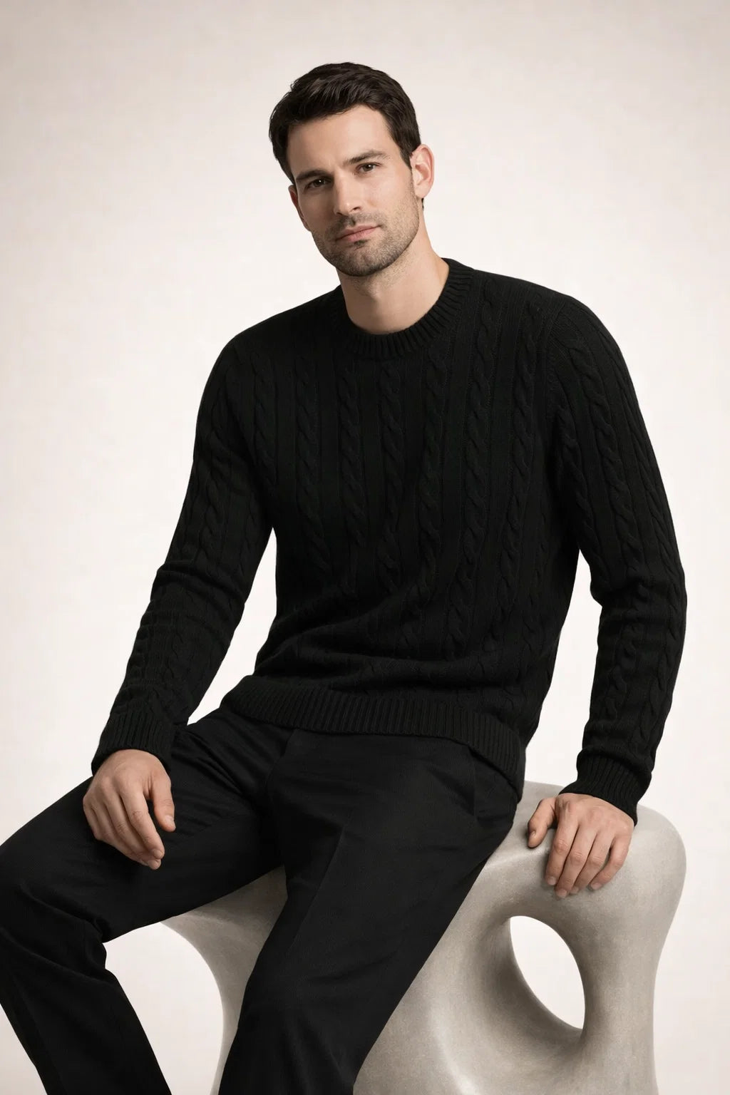 Velaro Cashmere Knit Black