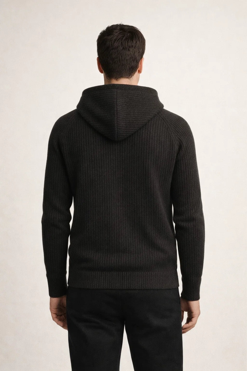 Velani Hooded Knit Black