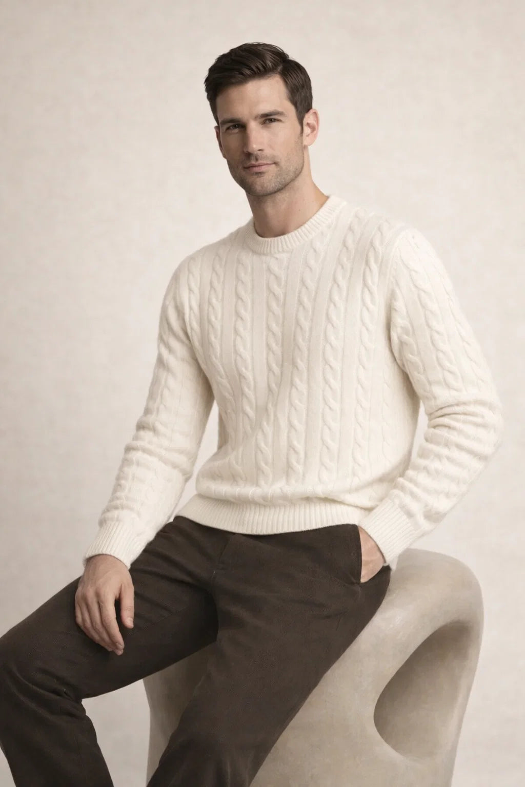 Velaro Cashmere Knit Cream
