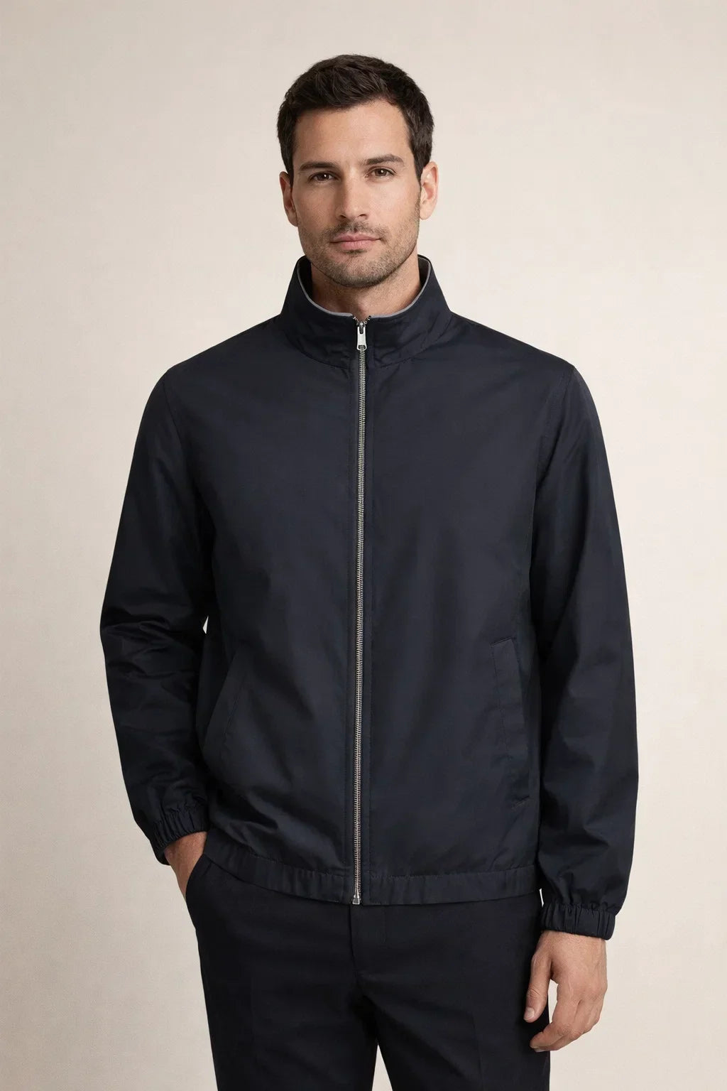 Reverso Reversible Bomber Jacket Navy