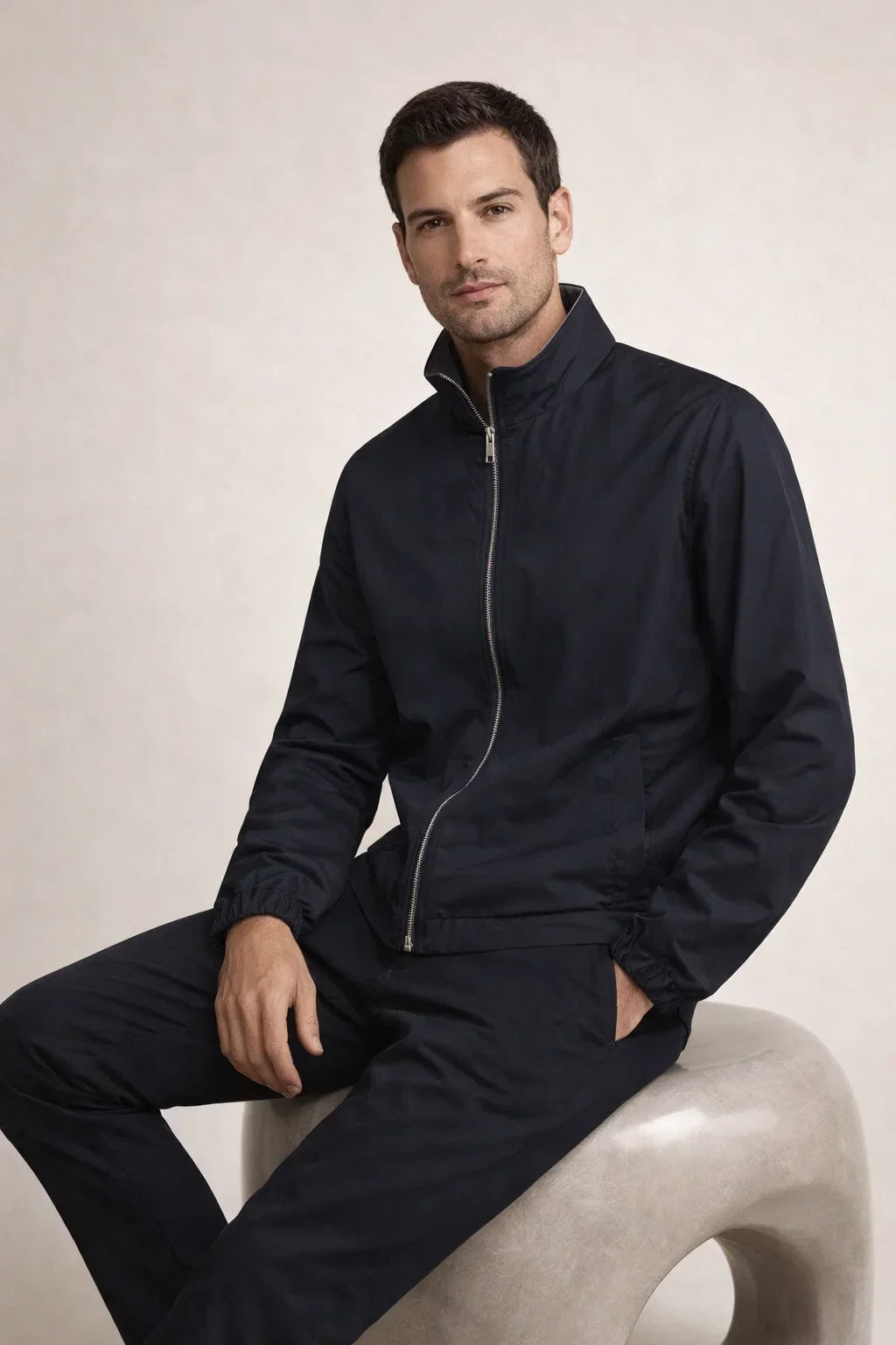 Reverso Reversible Bomber Jacket Navy