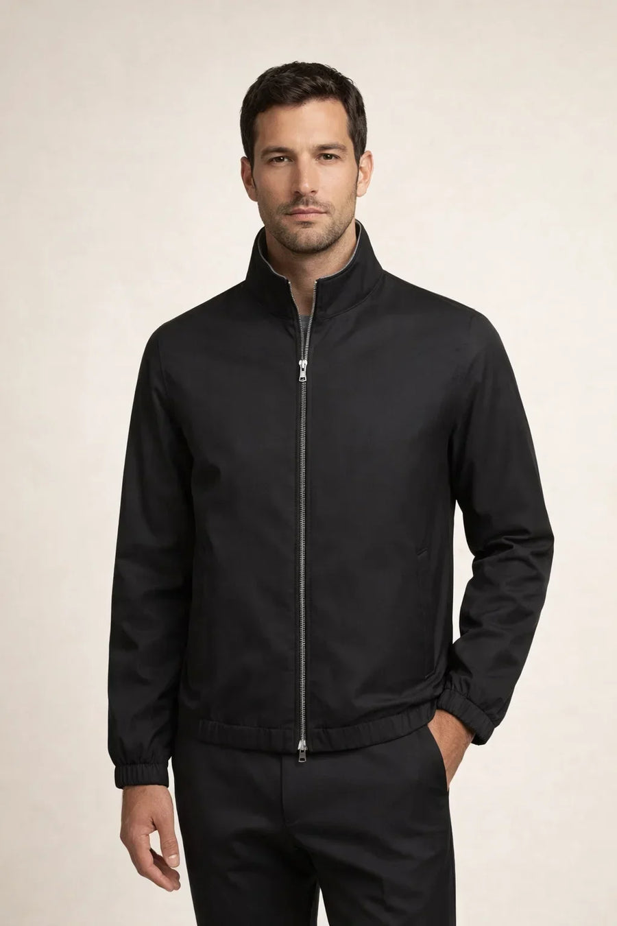 Reverso Reversible Bomber Jacket Black