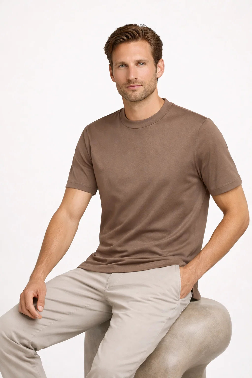 Linero Tee Taupe