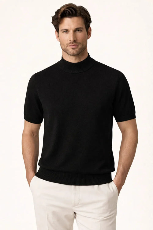 Aurelo Cashmere T-Shirt Black