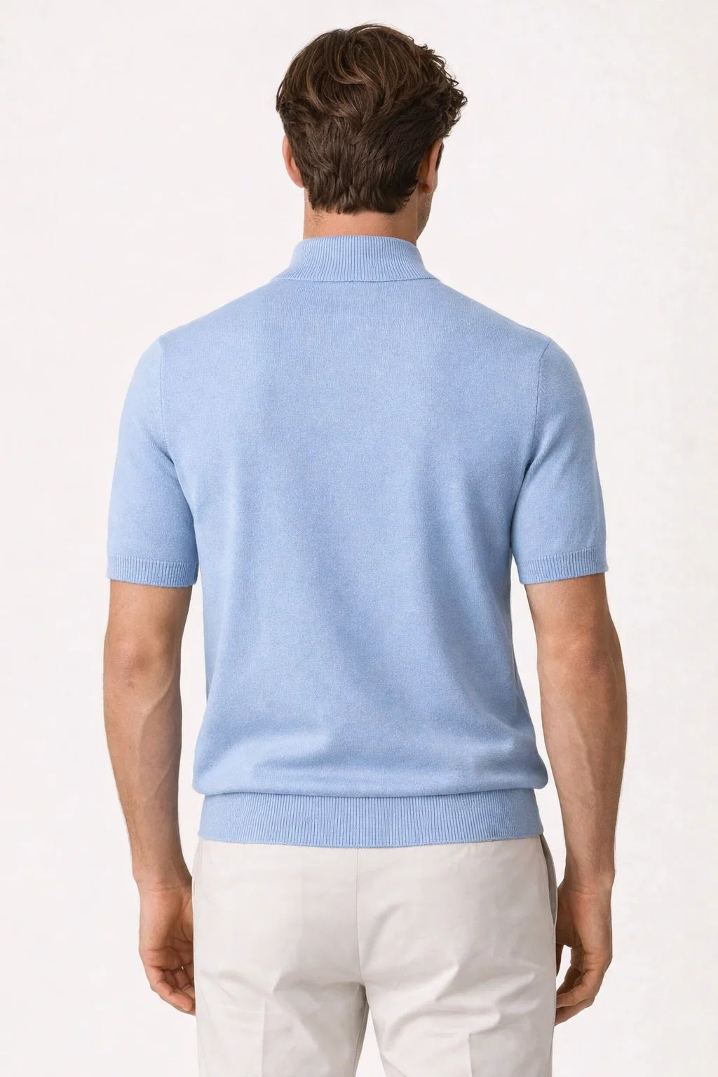 Aurelo Cashmere T-Shirt Light Blue
