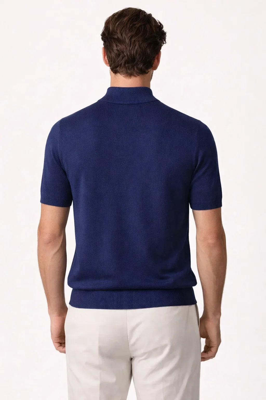 Aurelo Wool T-Shirt Navy