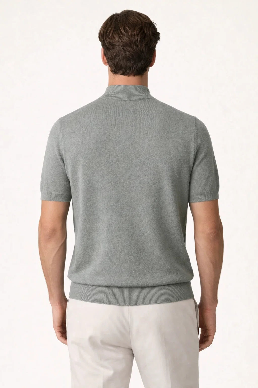 Aurelo Cashmere T-Shirt Stone Green
