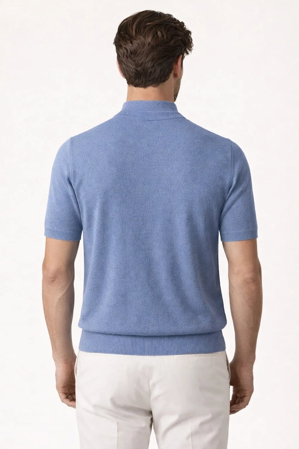 Aurelo Cashmere T-Shirt Blue