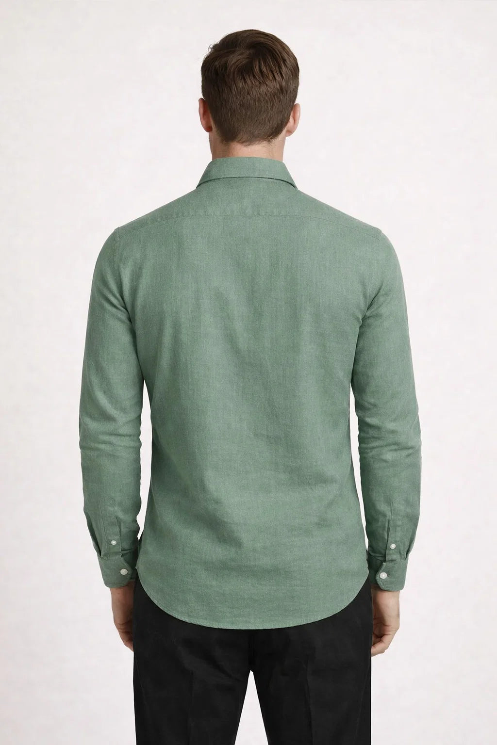 Avari Linen Shirt Green