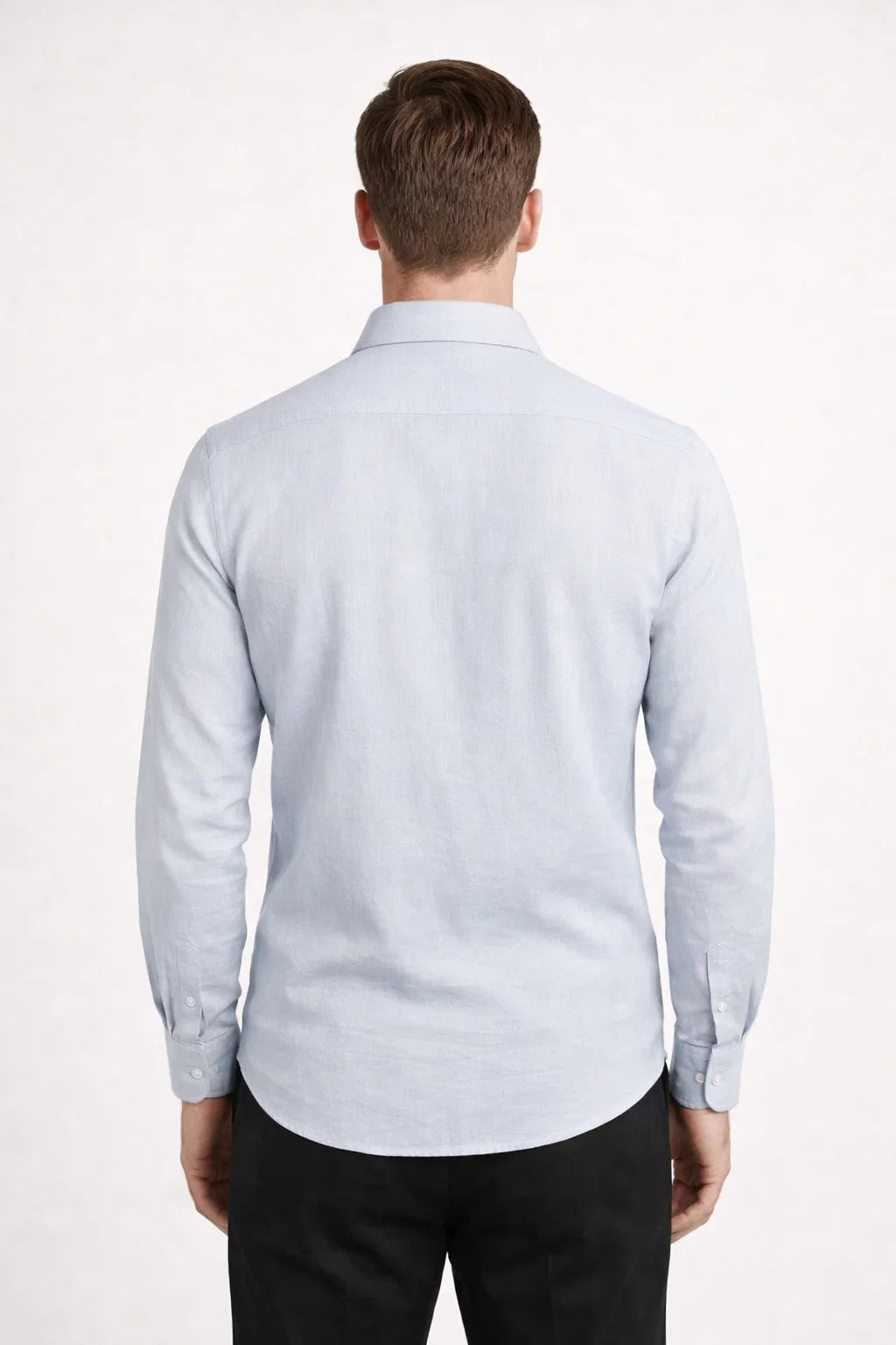 Avari Linen Shirt Light Blue