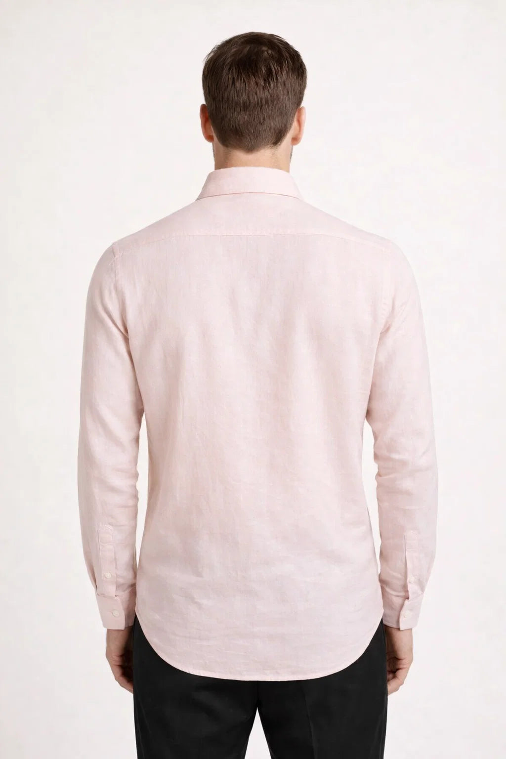 Avari Linen Shirt Salmon